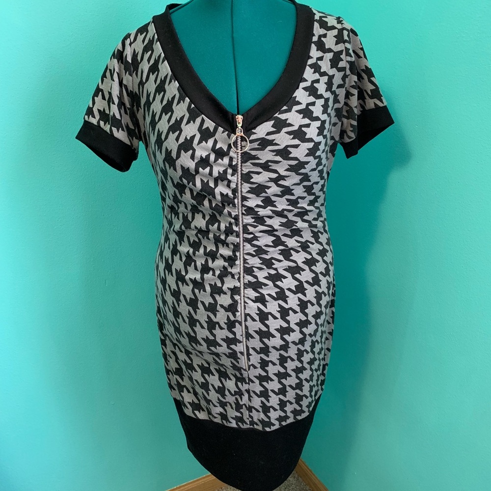 Torrid Houndstooth Wiggle Dress
